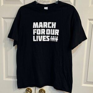 Black March For Our Lives T-shirt XL